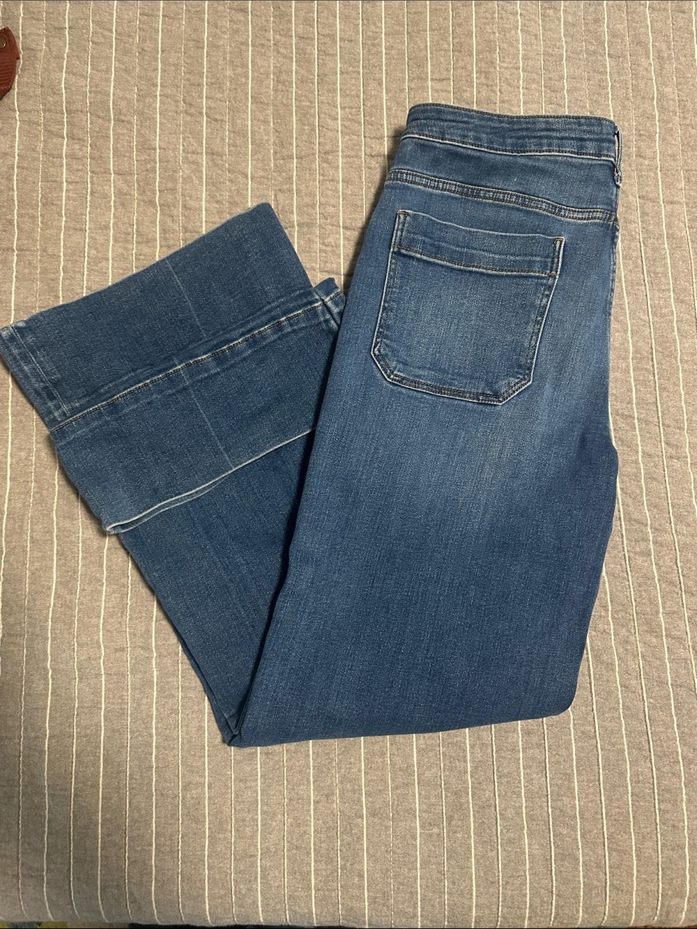 Anthropologie Midwash Blue Wide-Leg Jeans - Picture 1 of 1